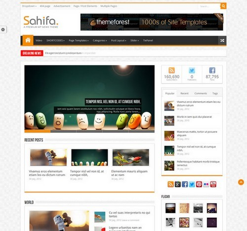 Sahifa News Magazine Blog Theme