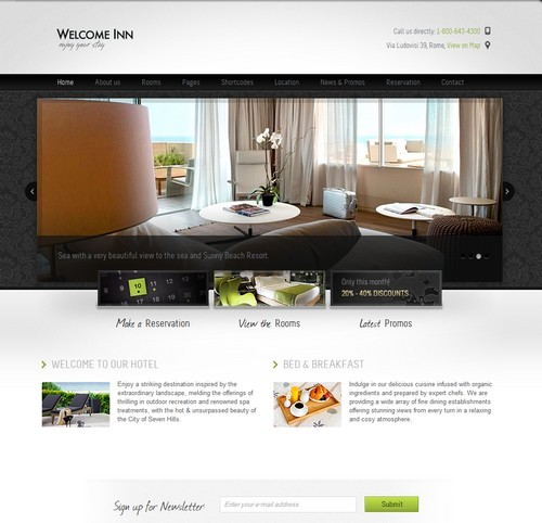Welcome Inn WordPress Theme